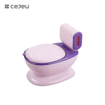 CJ-QC9991 Bagno simulato per bambini con bagno a rubinetto musicale, vasino più cartone animato per bambini di età compresa tra 2-4-6-8 anni