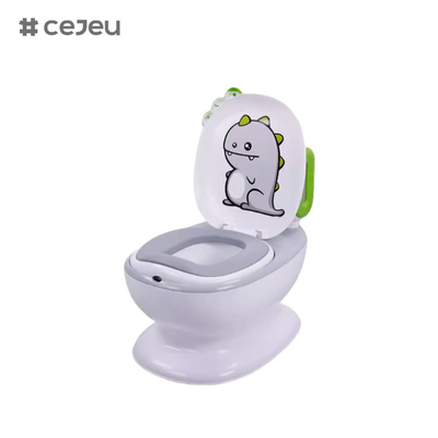 CJ-QC9991 Bagno simulato per bambini con bagno a rubinetto musicale, vasino più cartone animato per bambini di età compresa tra 2-4-6-8 anni
