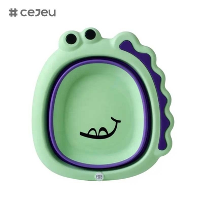 CJ-LBN5131A Vaschette da bagno vendute a caldo Bambini piccoli Set a piedi pieghevoli Bambini lavandosi il bagno Vaschette per bambini piccoli