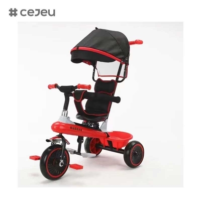 CJ-XSS-NW820 Triciclo per bambini di lusso con pedale Parti di ricambio per il giro divertente dei giovani con ombrello 4 in 1 Triciclo per bambini