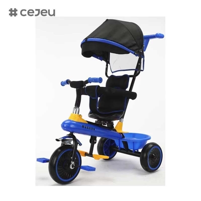 CJ-XSS-NW820 Triciclo per bambini di lusso con pedale Parti di ricambio per il giro divertente dei giovani con ombrello 4 in 1 Triciclo per bambini