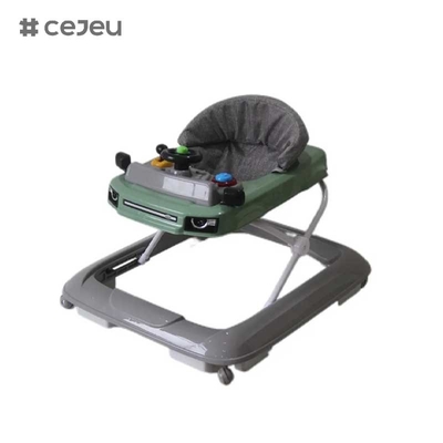 CJ-XTD-401,2025 Nuovo modello baby walker 3 in 1 push walker in plastica con livelli regolabili per bambini che imparano e camminano