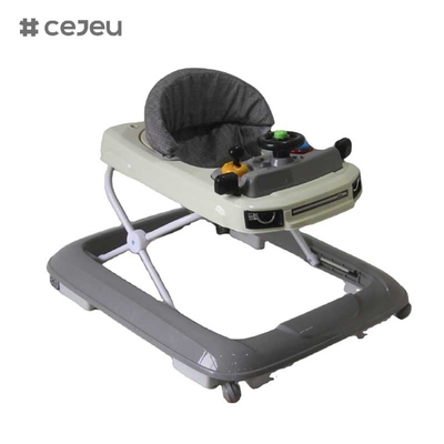 CJ-XTD-401,2025 Nuovo modello baby walker 3 in 1 push walker in plastica con livelli regolabili per bambini che imparano e camminano