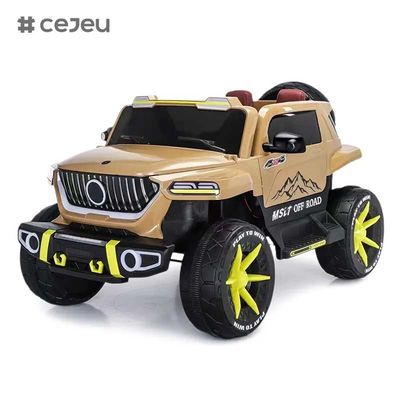 CJ-SF-5688 Nuovo grande dimensione 12V7Ah grande dimensione quattro motore kids auto elettrica / rosa colore due velocità bambini guidare su off-road auto per 5-12Years