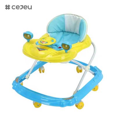 CJ-BLM-314 Baby Walker Multifunzionale Anti-O-leg Anti-rollover Pieghevole 6-18 mesi Baby Start Car