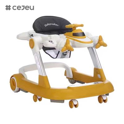 CJ-MLT-611Ultimo design Barato Baby Walker Imparare a camminare/ Baby Walker con musica e giocattoli/ Round Model Folding Baby Walker