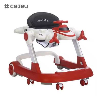 CJ-MLT-611Ultimo design Barato Baby Walker Imparare a camminare/ Baby Walker con musica e giocattoli/ Round Model Folding Baby Walker