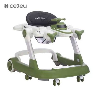 CJ-MLT-611Ultimo design Barato Baby Walker Imparare a camminare/ Baby Walker con musica e giocattoli/ Round Model Folding Baby Walker