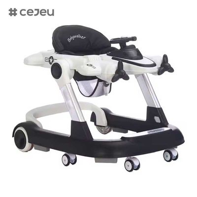 CJ-MLT-611Ultimo design Barato Baby Walker Imparare a camminare/ Baby Walker con musica e giocattoli/ Round Model Folding Baby Walker