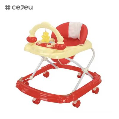 CJ-BLK-613 giocattoli di vendita calda baby walker con 3 livelli di altezza regolabili e alto schienale per comfort e supporto