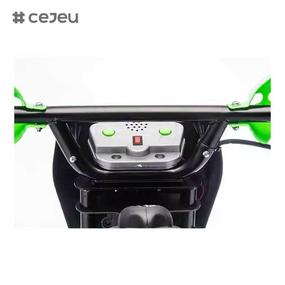 CJ-XB-8015 Moto elettrica per bambini a batteria 12V, tipo dirt bike, per età 3-8 anni, con rotelle, clacson e suono di avvio, certificata En71