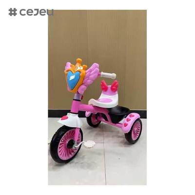 CJ-QK-703 Triciclo passeggino in plastica per bambini per bambini dai 2 ai 4 anni