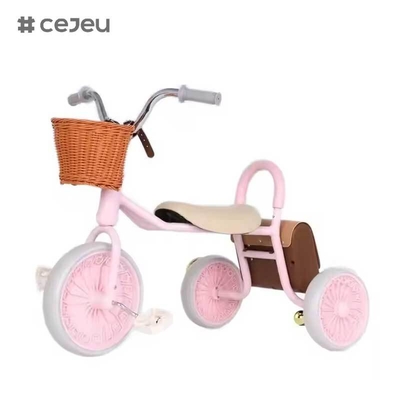 CJ-BY-02 Bicicletta a tre cicli per bambini caldi Bicicletta a tre cicli per bambini passeggino pedale anti rovesciamento con pedale tremante triciclo