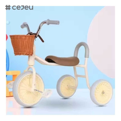 CJ-BY-02 Bicicletta a tre cicli per bambini caldi Bicicletta a tre cicli per bambini passeggino pedale anti rovesciamento con pedale tremante triciclo
