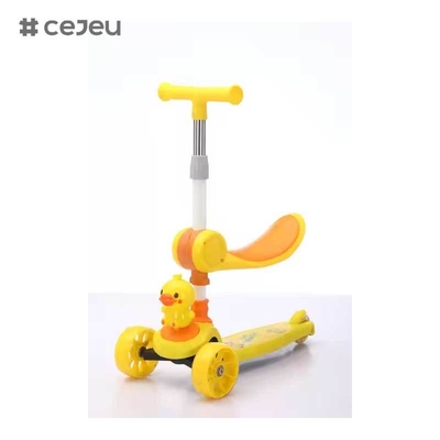 CJ-YCJ-LKB-801 Tricicli 4 in 1 per bambini Veicoli a pedale per 1-4 Push Slide Ride on Toy Balance Bike Baby Walker Stroller