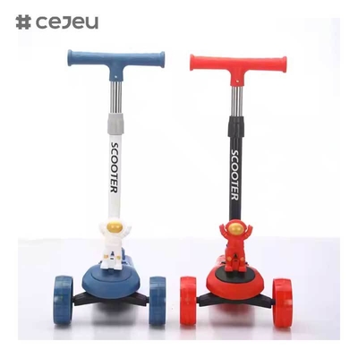 CJ-YLKB-808 2025 Scooter Elettrico Astronauta per Bambini, Tre Ruote in PU, Luci e Musica, Molleggiato ed Economico, Prodotto Danzante