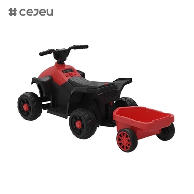 CJ-BEJ-3199 Nuova bicicletta quadricicletta elettrica a 6 ruote per bambini in plastica a batteria