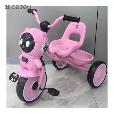 CJ-BDW-607  Vendita calda 2025 Triciclo per bambini personalizzato per bambini piccoli 3 ruote Musica Ride Car Toys 2-4 anni Commercio all'ingrosso Trike per bambini Bambini