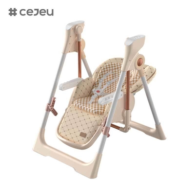 CJ-YY-018 Seggiolone altalena multifunzione 2 in 1 per bambini, fornitore professionale, seggiolino reclinabile e sedia da pranzo per bambini