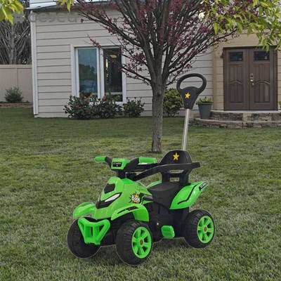 CJ-FLBB-991 Veicolo elettrico per bambini personalizzabile - Veicolo fuoristrada a quattro ruote con manubrio Veicolo elettrico