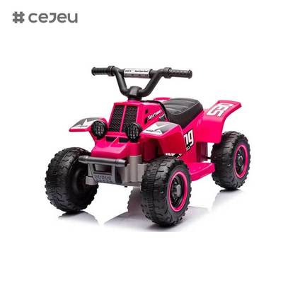 CJ-JS-511 Auto elettrica per bambini ATV - Auto elettrica per bambini con telecomando e luci per ragazzi e ragazze