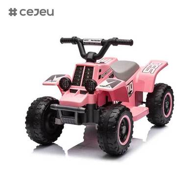 CJ-JS-511 Auto elettrica per bambini ATV - Auto elettrica per bambini con telecomando e luci per ragazzi e ragazze