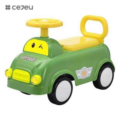 CJ-SL-608 Fabbrica all'ingrosso Scooter elettrico a quattro ruote Auto giocattolo di plastica per bambini per guidare Baby Swing Car Ride su giocattoli