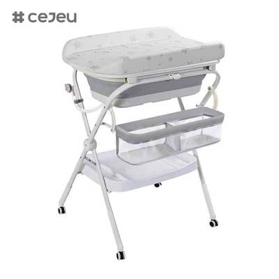 CJ-QC6605-1 Tavolo Cura Tre-in-Uno Tutto-in-Uno per Neonati, Bagnetto, Lavaggio, per Cambio Pannolino Mobile - Prodotti per il Bagnetto all'Ingrosso