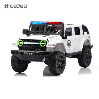 CJ-YBK-919 Unisex 12V telecomando auto elettrica per bambini giocattolo per bambini di età compresa tra 5-7 anni 4 ruote Materiale di plastica con funzione MP3