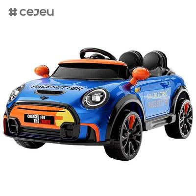CJ-KR-TK-1166 Auto elettrica per bambini a 2 posti da 12v di alta qualità, per bambini, con luci a LED per bambine dai 4 agli 8 anni