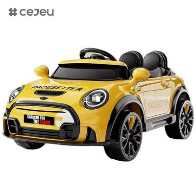 CJ-KR-TK-1166 Auto elettrica per bambini a 2 posti da 12v di alta qualità, per bambini, con luci a LED per bambine dai 4 agli 8 anni