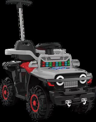 CJ-DLD-868T Quad elettrico per bambini, Dune Buggy elettrico per bambini con barra di spinta per genitori, ATV elettrico per bambini per avventure fuoristrada