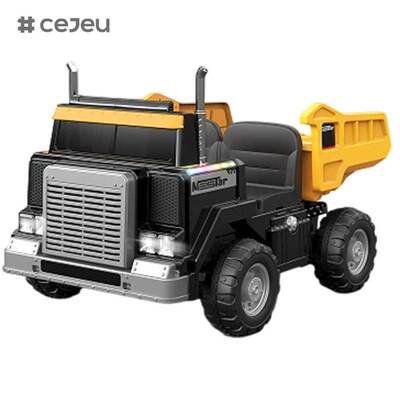CJ-JJ-8500B 12V giocattoli elettrici per bambini scavatore camion di plastica con batteria a grande sedile
