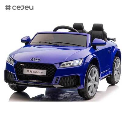 CJ-XH-JC323 Auto giocattolo elettrica con telecomando Audi TTRS con licenza, a batteria, per bambini, materiale plastico, 4 ruote