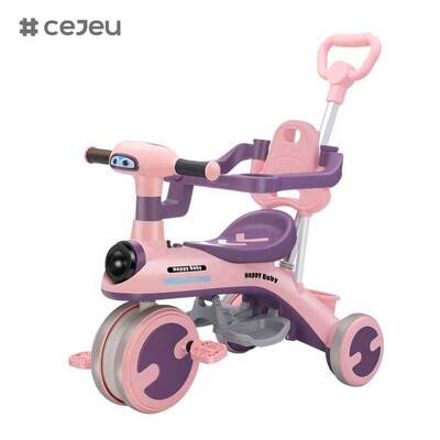 CJ-YT-528 Wholesale New Durable Kids' Tricycles Bicycles Baby Strollers Push Handle Sunshade Toddler Ride Toys Child Carriers Indoor