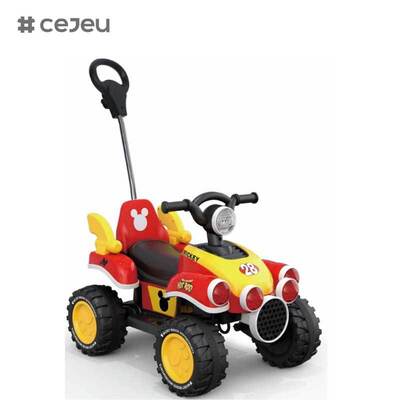 CJ-FLBB-712 da 2 a 4 anni Bambino bambino guida auto a pedali con musica a batteria scorrevole per bambini
