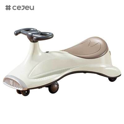 CJ-SL-V8 Twisting Rocking Bike per bambini 25-36 mesi Plastica a quattro ruote Silent Anti-Rollover per ragazzi e ragazze passeggini per bambini