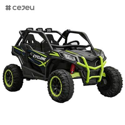 CJ-NEL-998 Grande due posti Ciclone 24V Potente motore Bambini Auto elettrica Parent Remote Control Musica Batteria Alimentata Guida su UTV