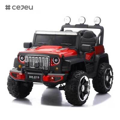 CJ-CHBB-DH-819 High Quality ABS Kids Ride-on Batteria di auto elettrica Azionata a quattro ruote a trazione fuoristrada Auto di età compresa tra 5-7 anni Tasso di riordino USB 66%
