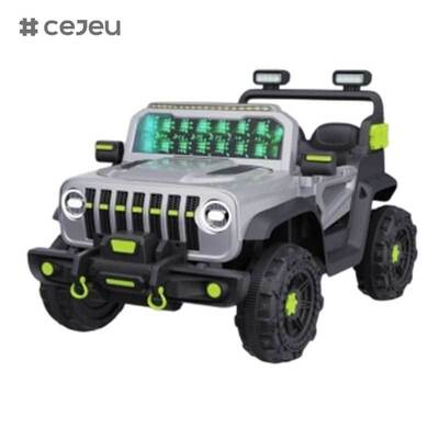 CJ-KBX-6187 Unisex 12V Electric Remote Control Toy Car 380*2 Plastic Kids' Ride-on Car for Boys and Girls Battery-Powered Wheel