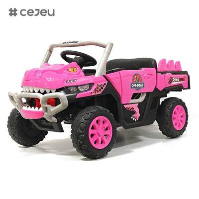 Auto elettrica per bambini CJ-JDY-GTS3366 con telecomando, 2-4 anni, a batteria 12V, MP3, plastica, leggera, modalità di gioco multiple