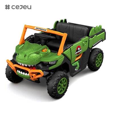 Auto elettrica per bambini CJ-JDY-GTS3366 con telecomando, 2-4 anni, a batteria 12V, MP3, plastica, leggera, modalità di gioco multiple