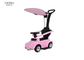 La spinta del bambino del baldacchino lungo il rosa Mini Push Along Car dell'automobile 6.2KG 80*41*92CM
